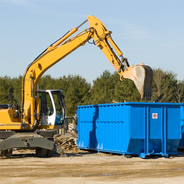 how does a residential dumpster rental service work in Manderson-White Horse Creek South Dakota